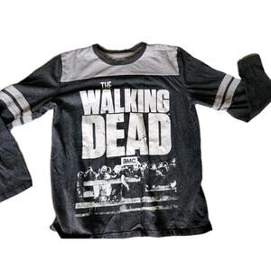 The Walking Dead AMC Promo Zombies Graphic Long Sleeve Shirt Mens Large L 2016